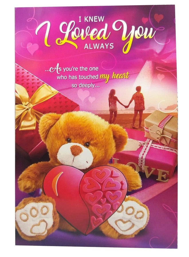 Natali Traders Best Gift for Girlfriend, Wife - Greeting Card, Red Rose Flower and Love Showpiece Box - Valentine Day Love Gift - Image 2